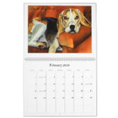 Waterverf dieren kalender (Feb 2026)