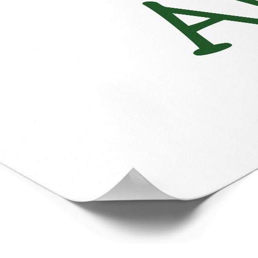 Waterverf Dieren uit het Bos Poster (Hoek)