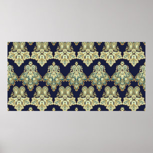 waterverf digitaal achtergrondpatroon op texturen poster