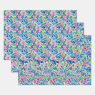 Waterverf Dinosaurus Gift Wrap, Kinder Dino Wrappi Inpakpapier Vel