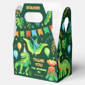 Waterverf Dinosaurussen Jongen Verjaardag Dino Par Bedankdoosjes (Geopend)
