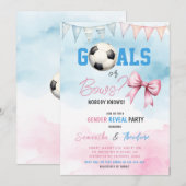 Waterverf doelen of bogen jongen of meisje geslach kaart (Voorkant / Achterkant)