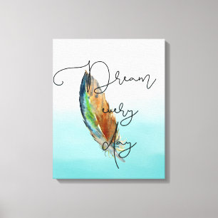 Waterverf doezeldroam canvas afdruk