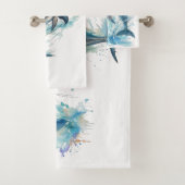 Waterverf Dolfijn Trio Bad Handdoek (Insitu)