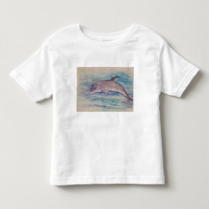 Waterverf dolfine kinder shirts