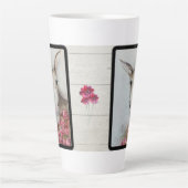 Waterverf Donkey Latte Cup Latte Mok (Voorkant)