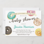 Waterverf Donut Baby shower - GraphicLoveShop Kaart (Voorkant)