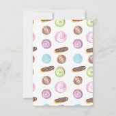 Waterverf donuteert sekse onthult hand-schilderen  kaart (Achterkant)