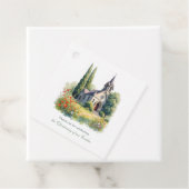 Waterverf doopsel doop dank u bedankjes labels (In situ)