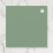 Waterverf doopsel doop dank u bedankjes labels (Achterkant)