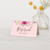 Waterverf Door Floral gereserveerde bruiloft (Achterkant)