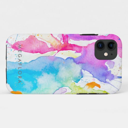 Waterverf door Megaflora Case-Mate iPhone Case (Achterkant (horizontaal))