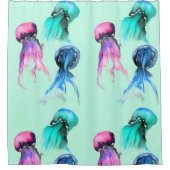 Waterverf Douchegordijn (Voorkant)