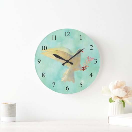 Waterverf Dove Grote Klok (Huis)