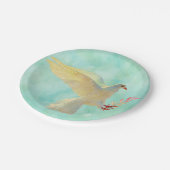 Waterverf Dove Papieren Bordje (Gekanteld)