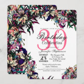 Waterverf Dragon Lelies verjaardagsfeestje Kaart (Voorkant / Achterkant)