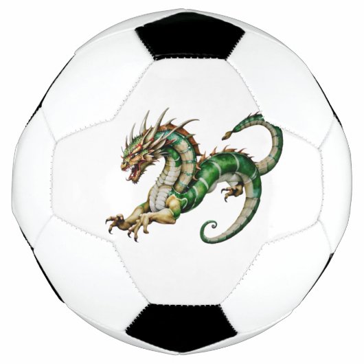 "Waterverf Dragon Majesty" Voetbal (Voorkant)