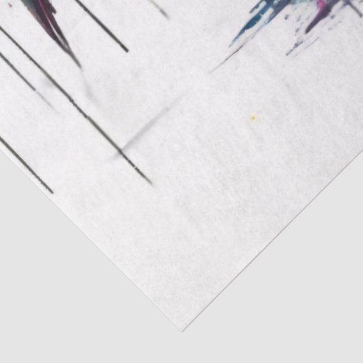 Waterverf Dragon Tissuepapier (Detail)