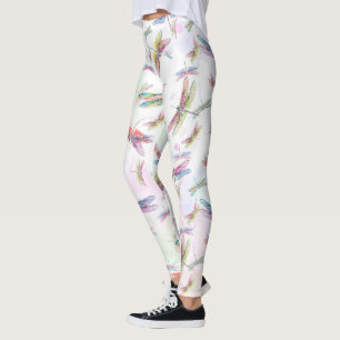 Waterverf Dragonflies Legging