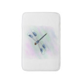 Waterverf Dragonfly Bath Mat (Voorkant Verticaal)