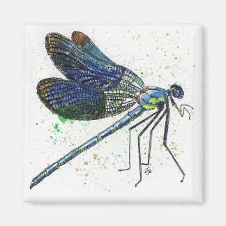 Waterverf Dragonfly Magnet Magneet