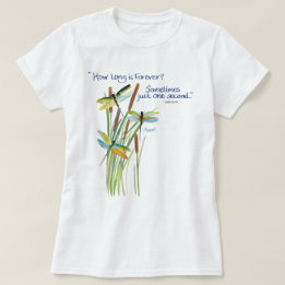Waterverf Dragonfly met Lewis Carroll T-shirt