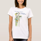 Waterverf Dragonfly met Lewis Carroll T-shirt (Voorkant)