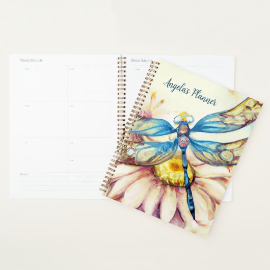 Waterverf Dragonfly, persoonlijke planner (Display)