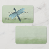 Waterverf Dragonfly Visitekaartje (Voorkant / Achterkant)