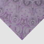 Waterverf Dream Mandala in Paarse tinten Tissuepapier (Detail)