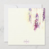 Waterverf Dreamcatcher Feathers Bruiloft Kaart (Achterkant)