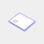 Waterverf drie luiken klaar voor kerstmis post-it® notes (Schuin)