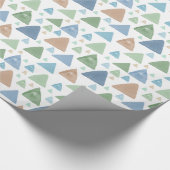 Waterverf driehoeken cadeaupapier (Hoek)