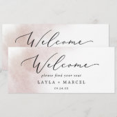 Waterverf - Drijvende schuifkaartkoptekst (Voorkant / Achterkant)