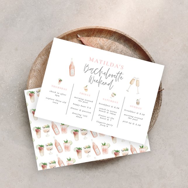 Waterverf drink reisroute naar het weekend van bac (Creator heeft geüpload)