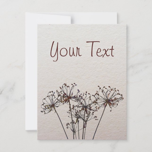 Waterverf droogbloemen (Voorkant)