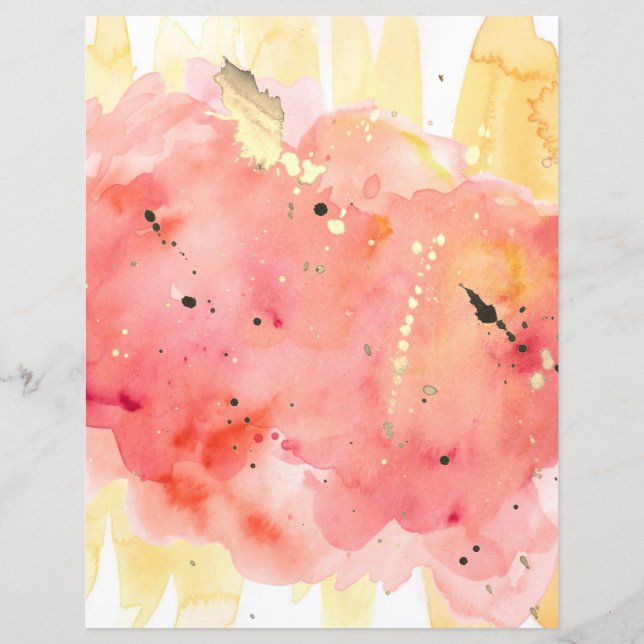 Waterverf dubbelzijdig schuifboek (Voorkant)