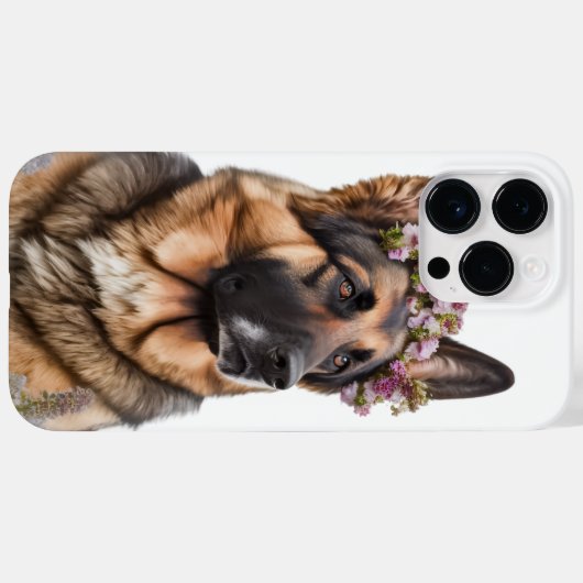 Waterverf DUITSE SHEPHERD DOG Case-Mate iPhone Case (Achterkant (horizontaal))