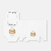 Waterverf Dumpling - Dank u baby shower Bedankdoosjes (Uitgevouwen)