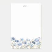 Waterverf Dust Blue Hydrangeas Gepersonaliseerd Post-it® Notes (Voorkant)