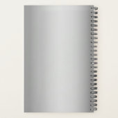 Waterverf Dusty Blue Wedding Planner (Achterkant)