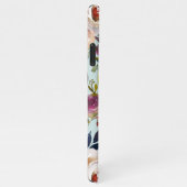  Waterverf Dusty Green Pink Floral genaamd iPhone Hoesje (Rechterkant)