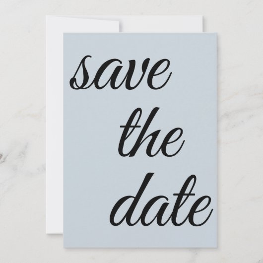 Waterverf Dusty Grey Gold Blush Peach Weddenschap Save The Date (Achterkant)