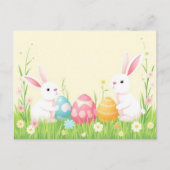 waterverf Easter briefkaart (Voorkant)