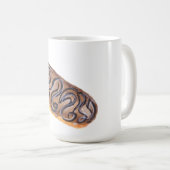 Waterverf Eclairs Donuts handschilderd Koffiemok (Voorkant rechts)