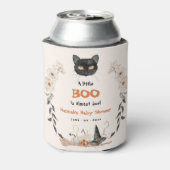 Waterverf Een Little Boo Halloween Baby shower Blikjeskoeler (Blikje Achterkant)