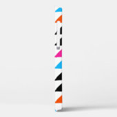 Waterverf een modern patroon met blauwe driehoeken Case-Mate iPhone case (Achterkant / Links)