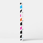 Waterverf een modern patroon met blauwe driehoeken Case-Mate iPhone case (Achterkant / Rechts)