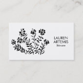 Waterverf Eenduidige flesvormige huiduitslag Visitekaartje (Voorkant)