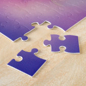 Waterverf Eenhoorn in Zachte Pastels Legpuzzel (Zijkant)